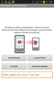 App - Barcode Scanner - Senden