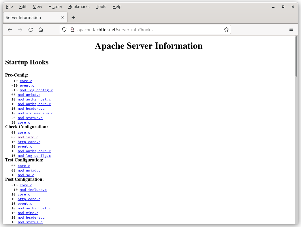 ArchLinux - Apache HTTP Server - Mozilla Firefox - /server-info?hooks