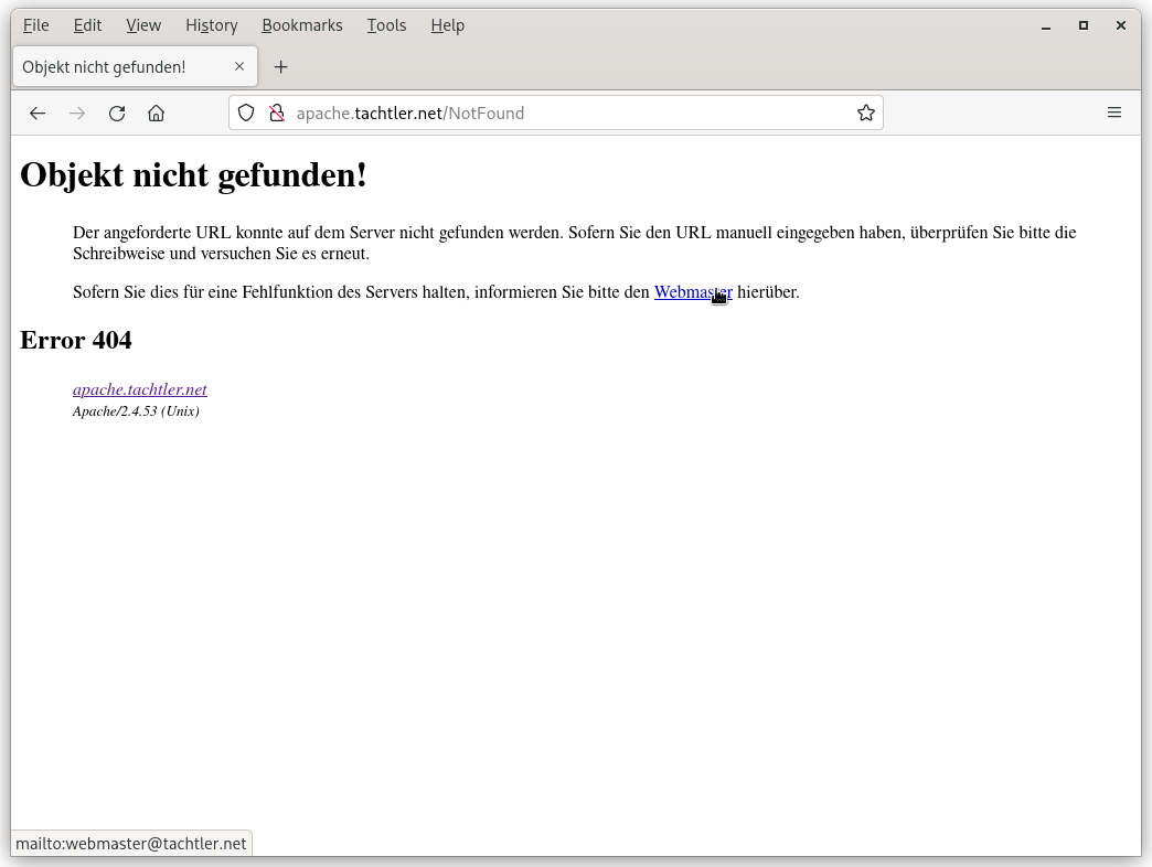 ArchLinux - Apache HTTP Server - Mozilla Firefox - /NotFound
