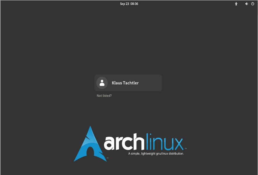 NoMachine (Client) - Connection 127.0.0.1 to NX - Login Screen