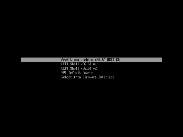 ArchLinux - ISO - UEFI-Boot