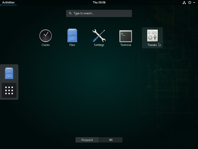 openSUSE Leap 15.1 - DVD - Activities - Show Applications - Tweaks