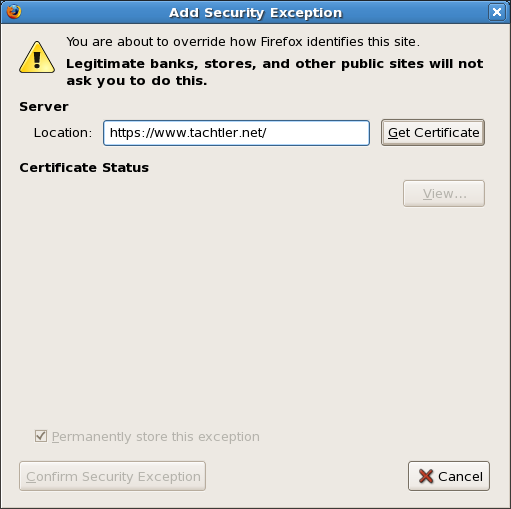 tachtler:screenshot-add_security_exception.png